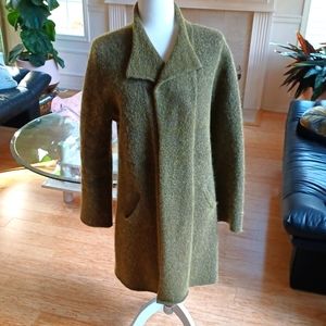Eileen Fisher Green Sweater/Duster size Small